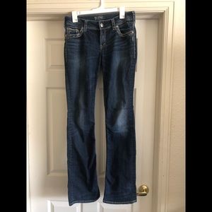 Silver Suki mid rise slim bootcut jeans.W30/L35.